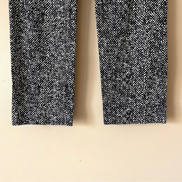 THE LIMITED | Speckled Print Cuffed Cropped Trouser Pants Sz 4 - Picture 2 of 8
